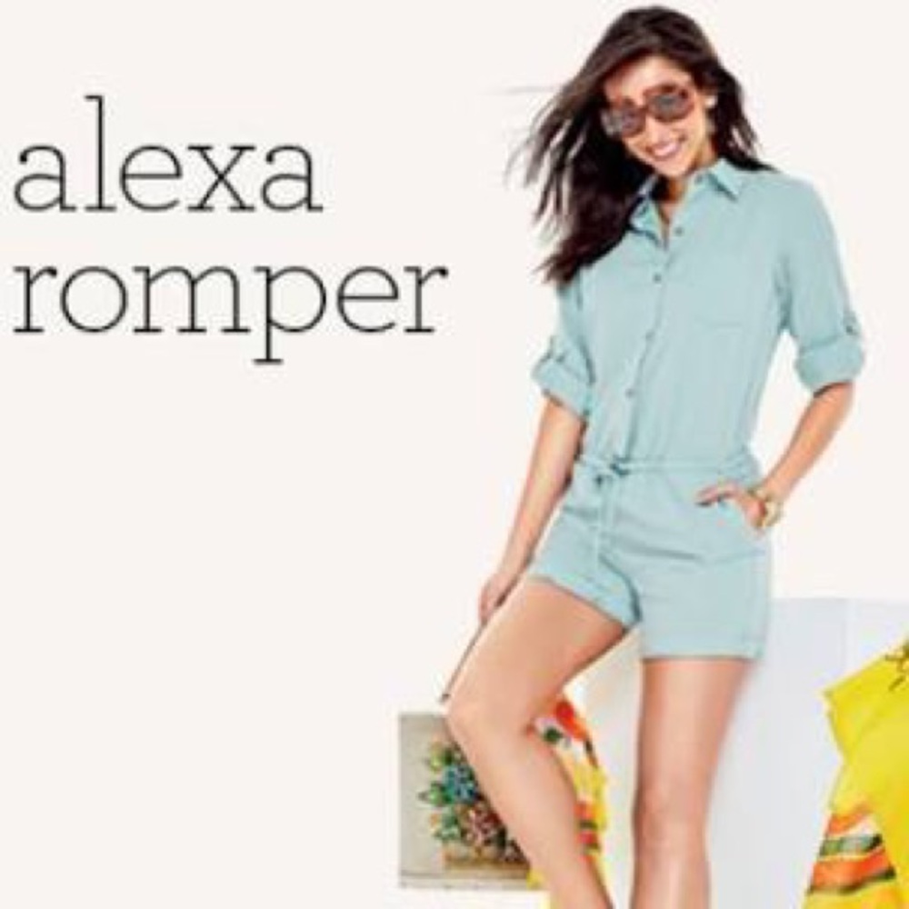 NWOT CAbi Alexa Romper, size XS